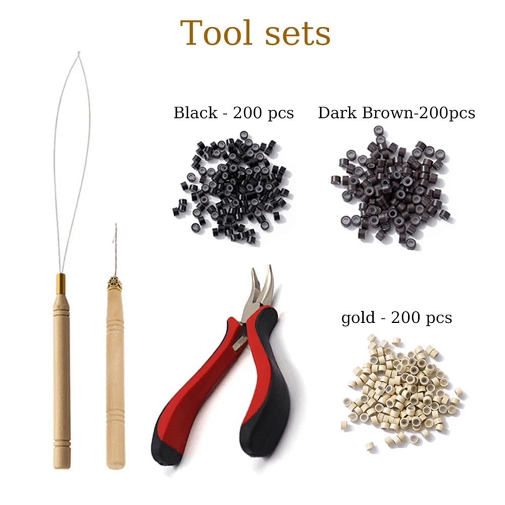 48 Inch Fairy Hair Tinsel Kit 1200 Sparkling Hair Extensions In 12 Colors 5