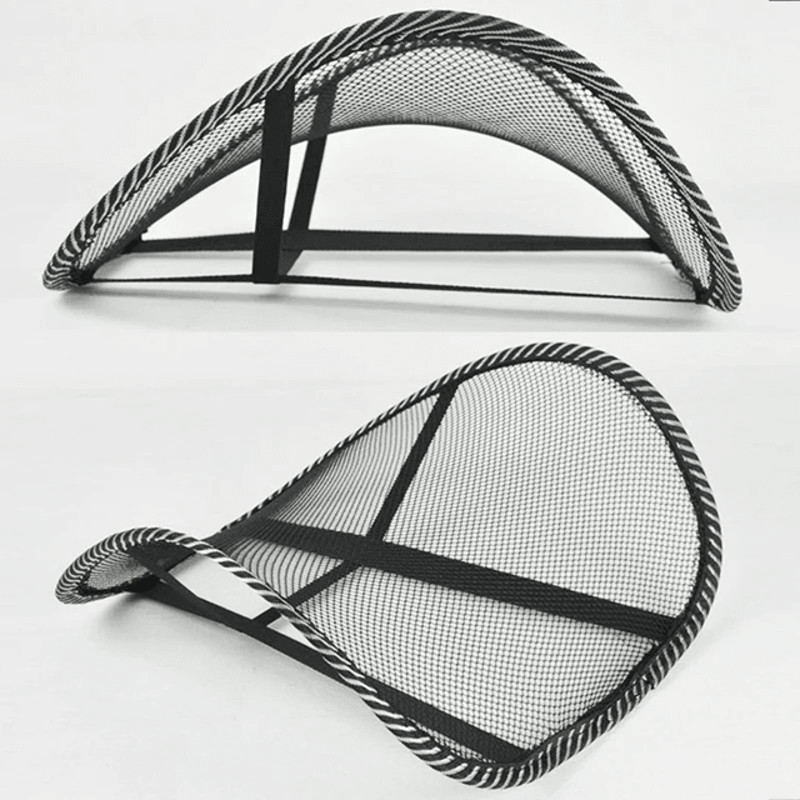 ErgoMesh Lumbar Support Cushion  Mesh Back Brace For Car Office And Home Seating Comfort 5