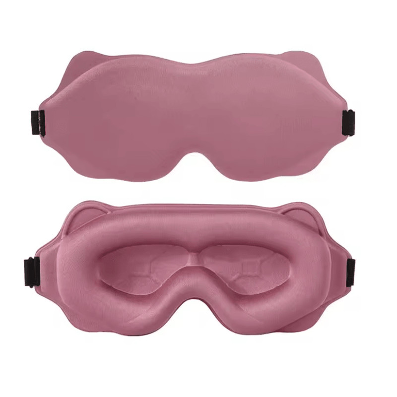 3D Contour Sleep Mask  Light Blocking Eye Mask For Sleeping And Travel Comfort 5