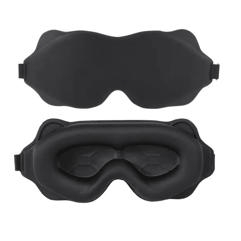 3D Contour Sleep Mask  Light Blocking Eye Mask For Sleeping And Travel Comfort 0