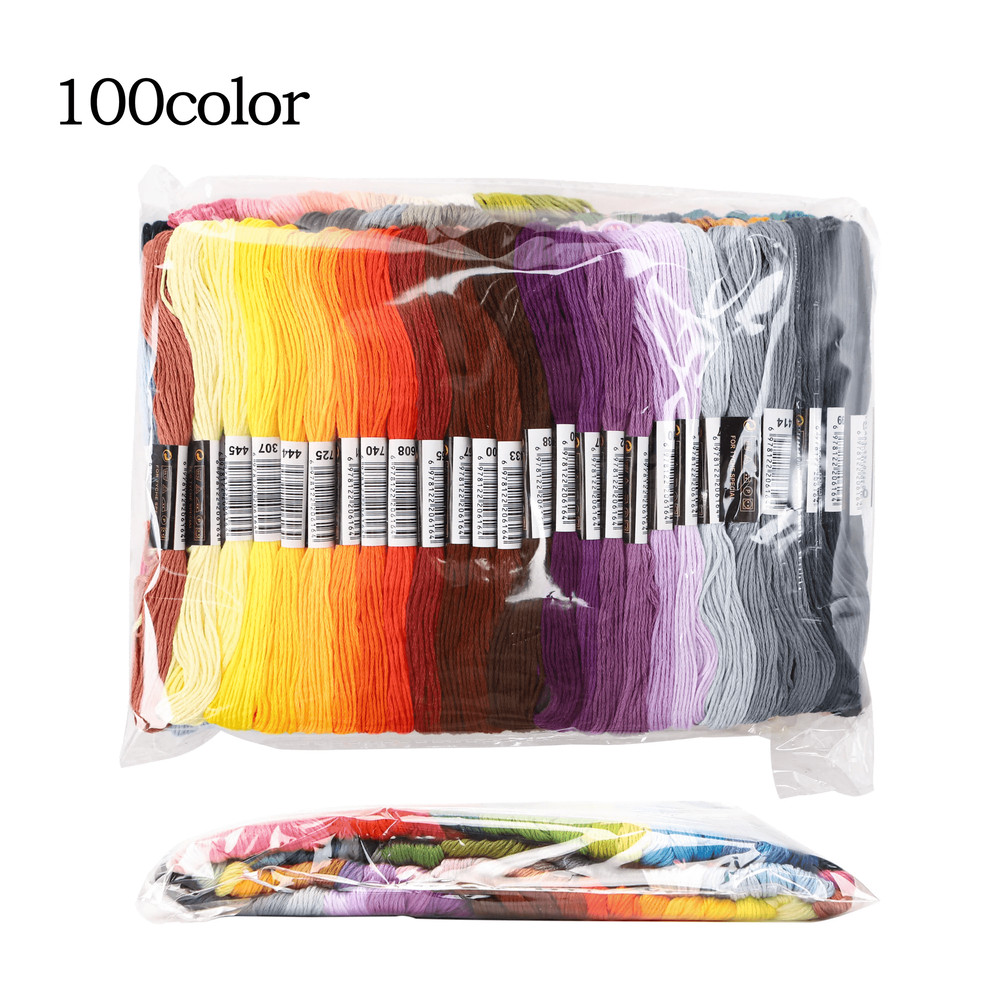 Premium Embroidery Floss Set 50 To 447 Color Threads For Cross Stitch And Craft Sewing 1
