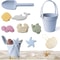 Silicone Kids Beach Toy Set Durable Sand Bucket And Shovel For Outdoor Play And Travel 3