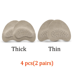 4-pack anti-slip leather forefoot pads – high heel pain relief inserts for womens shoes