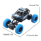 OffRoad Remote Control Toy Car Flashing Lights Rubber Wheels And Stunt Action For Kids 3