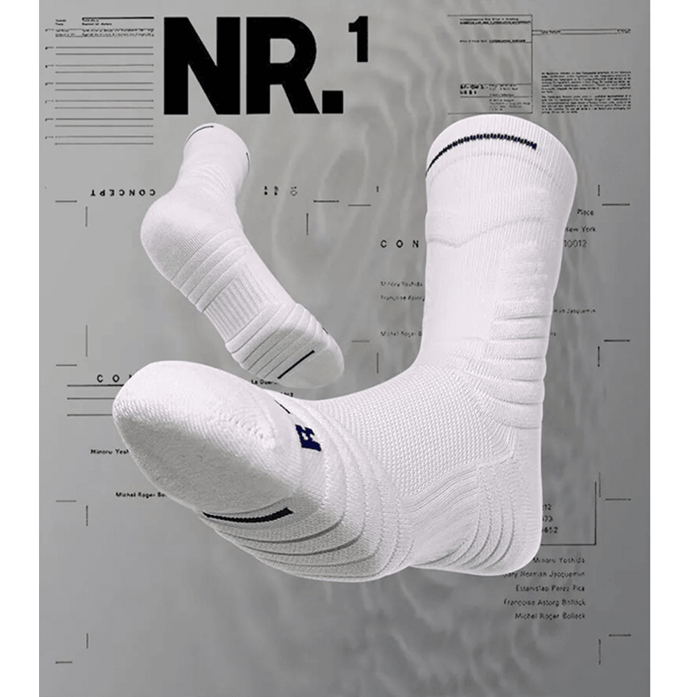 4Pair Breathable Mens Basketball Socks Cushioned MidCalf Sports Socks For Performance And Comfort 3