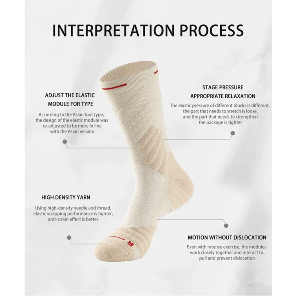 4Pair Breathable Mens Basketball Socks Cushioned MidCalf Sports Socks For Performance And Comfort 4