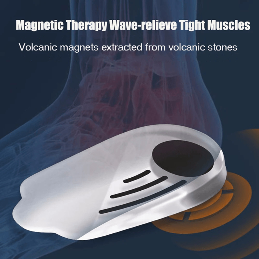 Magnetic Silicone Orthopedic Insoles Plantar Fasciitis Relief Foot Correction Heel Pads For OX Le 5