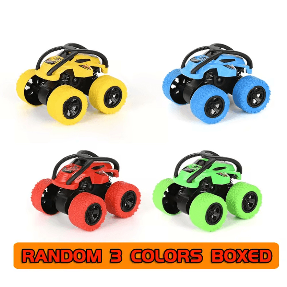 Inertial 4Wheel Drive OffRoad Stunt Car Durable 360 Climbing Toy Vehicle For Kids 0