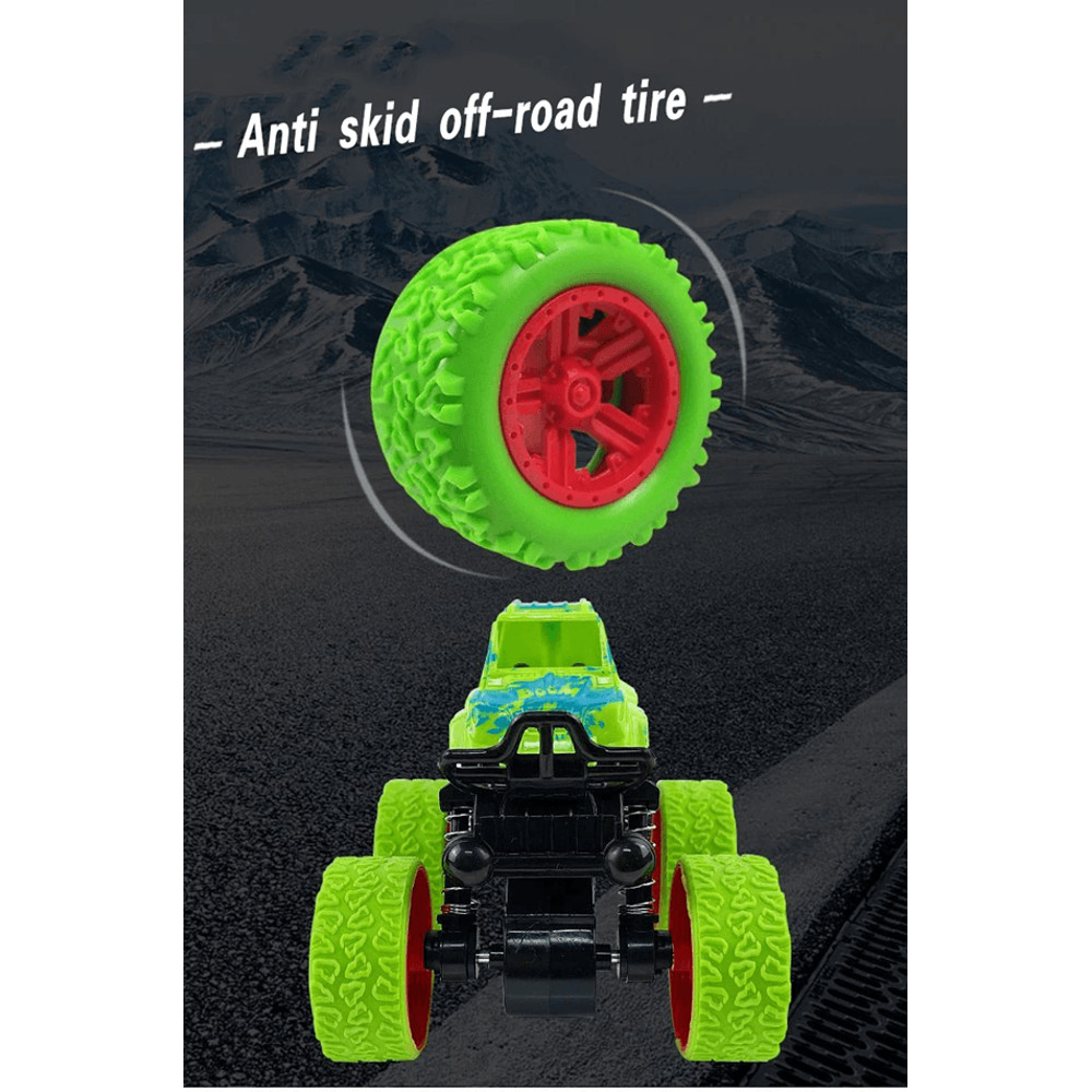 Inertial 4Wheel Drive OffRoad Stunt Car Durable 360 Climbing Toy Vehicle For Kids 3