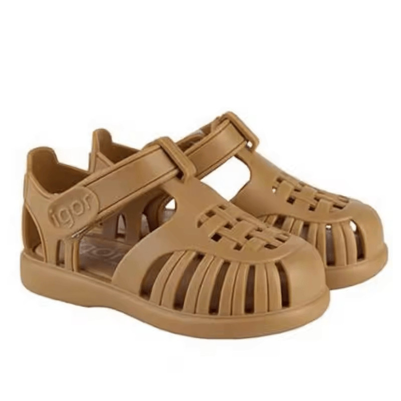 Classic Kids Roman Sandals Durable SolidColor Casual Beach Shoes For Boys Girls 1