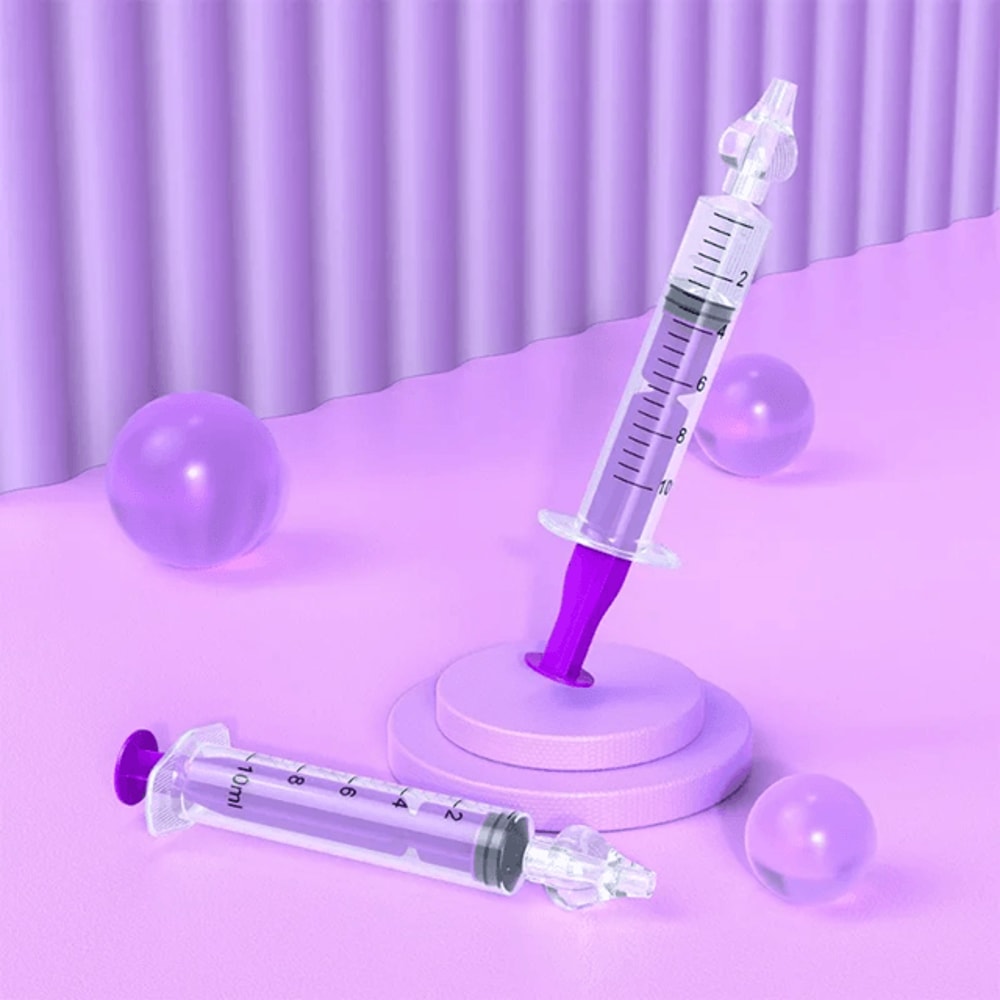 Silicone Baby Nasal Aspirator Reusable Infant Nose Cleaner Syringe And Nasal Irrigator 5