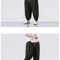 Mens UrbanEase Linen Harem Joggers Breathable Relaxed Fit Streetwear Pants 6