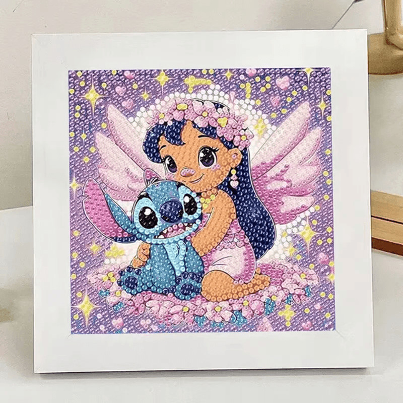 Kids 5D Diamond Painting Kit DIY Animal Art Set With Big Gem Crystals 1