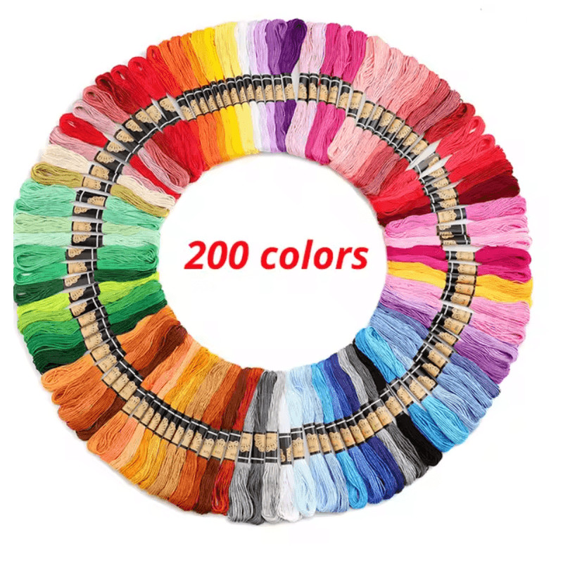 Multicolor Embroidery Floss Set 50 To 447 Cotton Threads For Cross Stitch DIY Crafts Sewing Proje 6