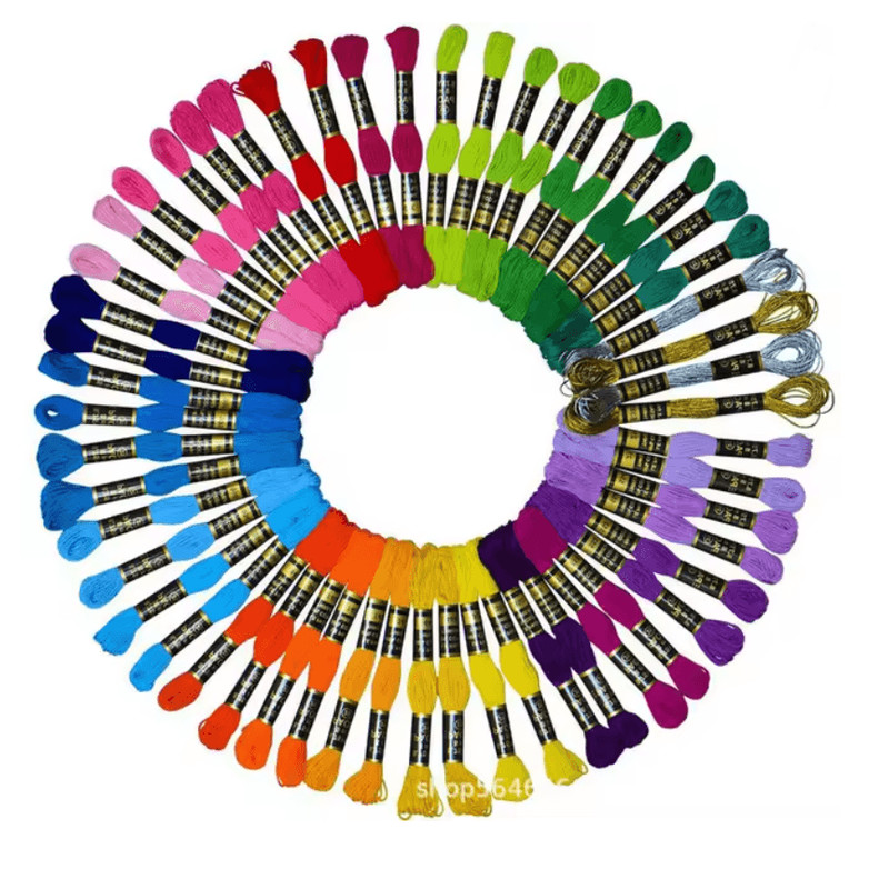 Multicolor Embroidery Floss Set 50 To 447 Cotton Threads For Cross Stitch DIY Crafts Sewing Proje 3