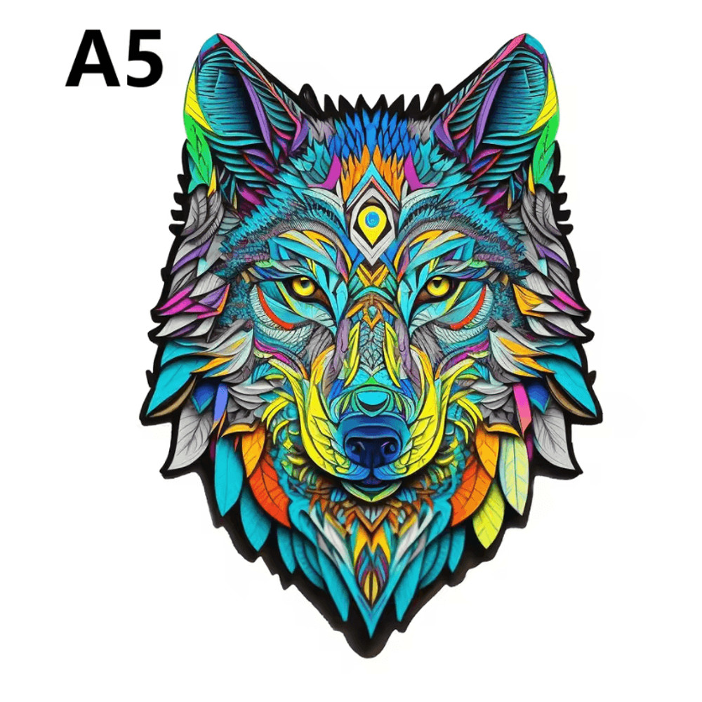 Elephant Wooden Puzzle For Adults Irregular Animal Shape Brain Teaser And Stress Relief Gift 6