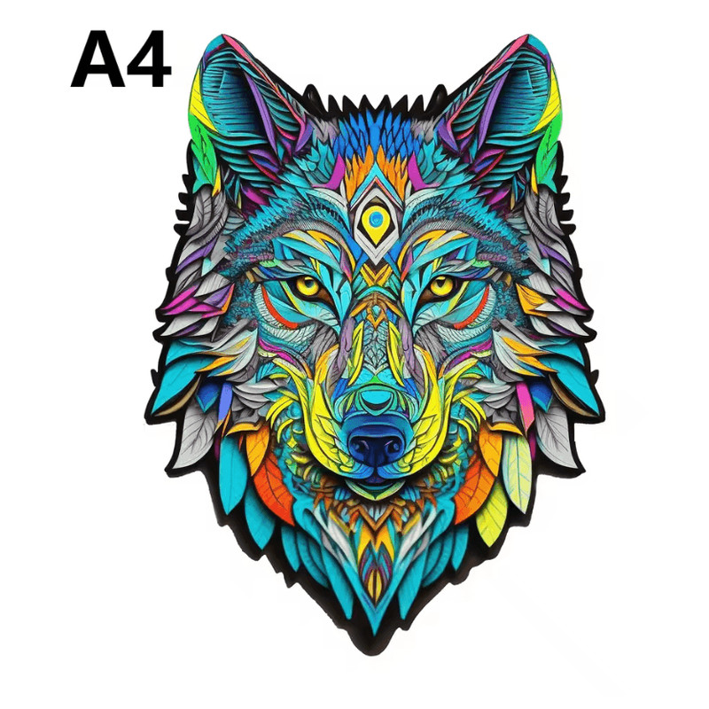 Elephant Wooden Puzzle For Adults Irregular Animal Shape Brain Teaser And Stress Relief Gift 7