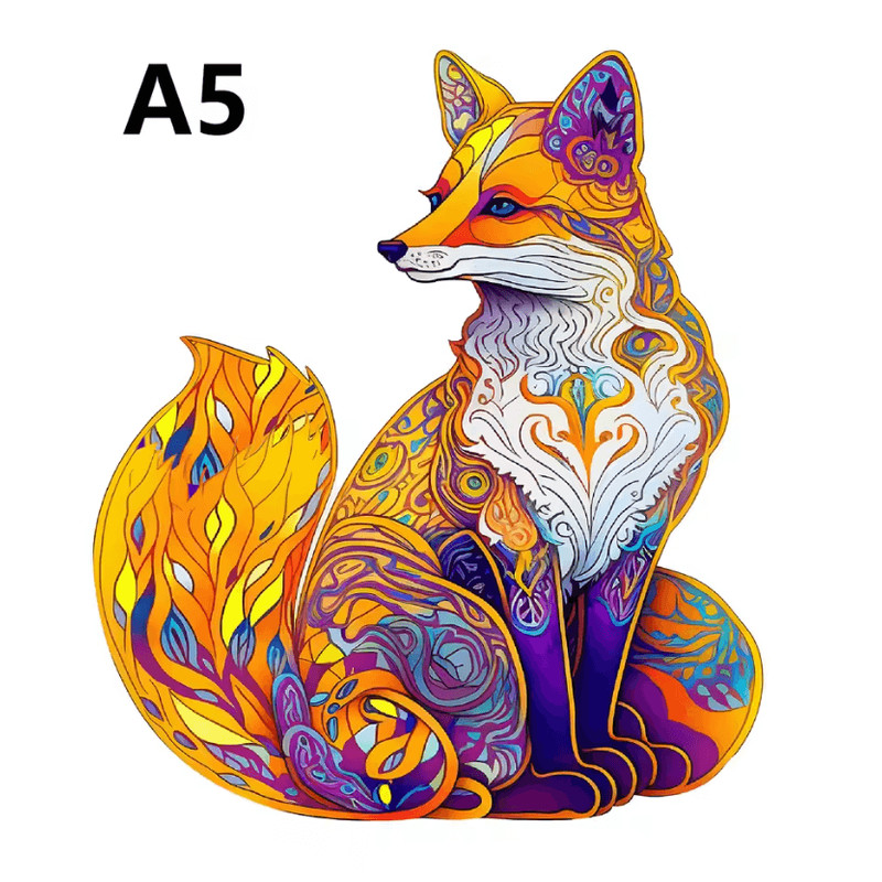 Elephant Wooden Puzzle For Adults Irregular Animal Shape Brain Teaser And Stress Relief Gift 0