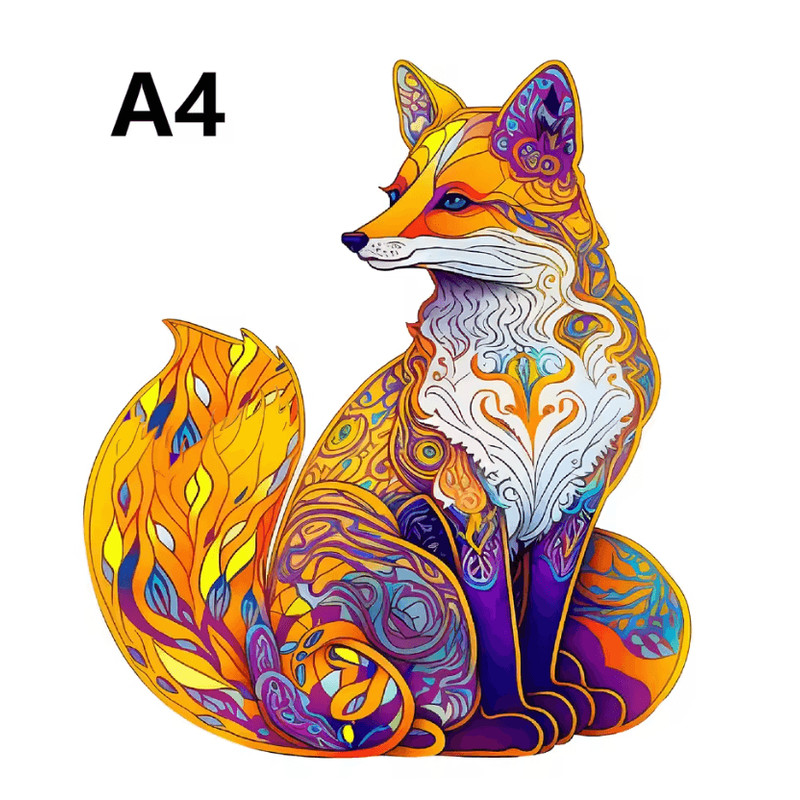 Elephant Wooden Puzzle For Adults Irregular Animal Shape Brain Teaser And Stress Relief Gift 1