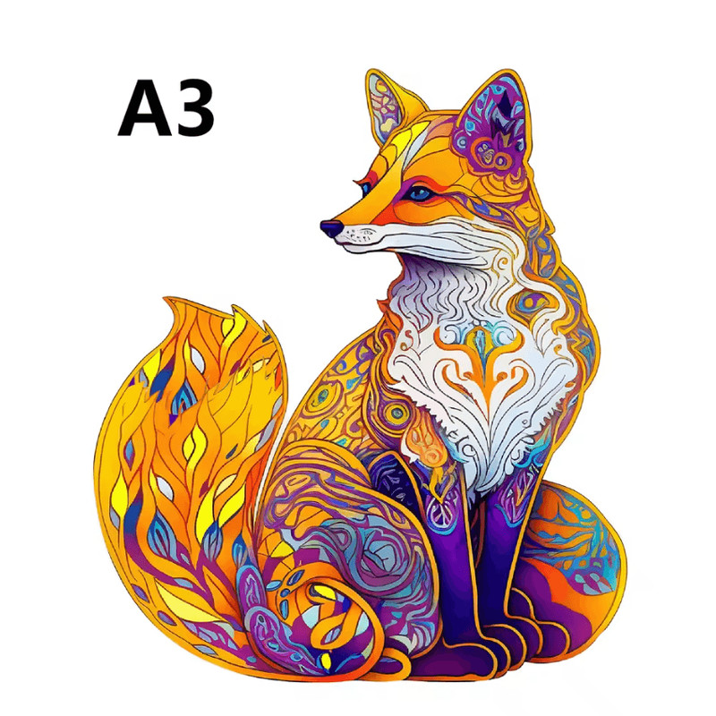 Elephant Wooden Puzzle For Adults Irregular Animal Shape Brain Teaser And Stress Relief Gift 2