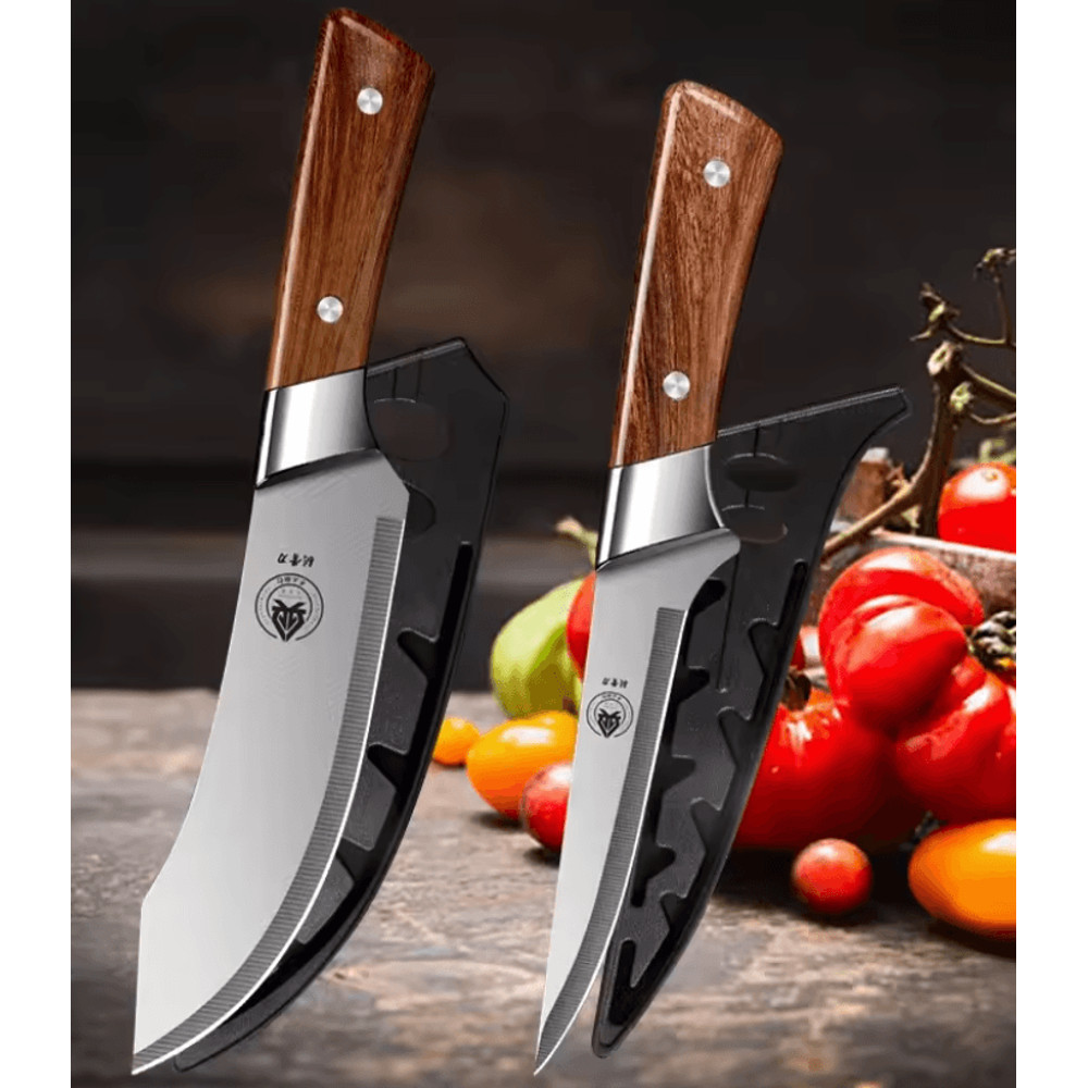 Japanese High Carbon Multi Purpose Cleaver Butcher BBQ And Chef Knife In One 7