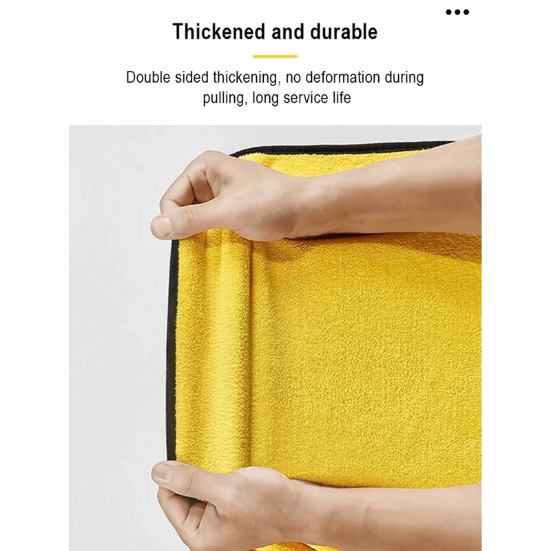 3 5 10Pcs Car Wash Microfiber Towel 30x30 60CM Car Cleaning Drying Cloth Hemming Car Care Cloth Det