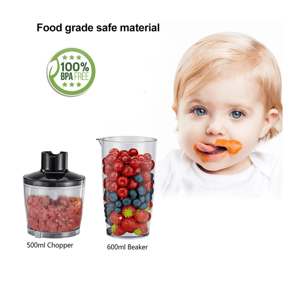 BioloMix 4 In 1 Hand Blender With Chopper And Smoothie Cup 8