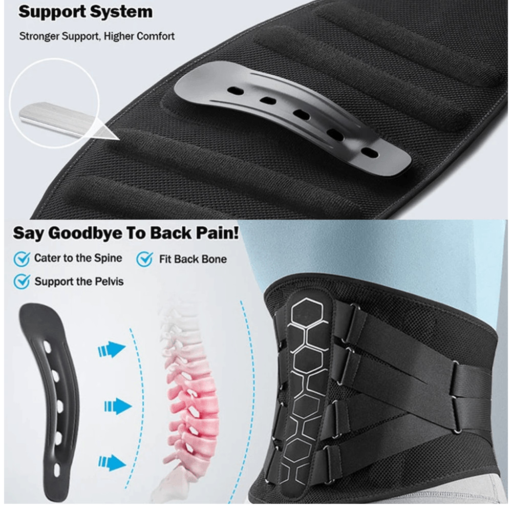 Lower Back Brace For Pain Relief And Lumbar Support For Herniated Disc And Sciatica 6