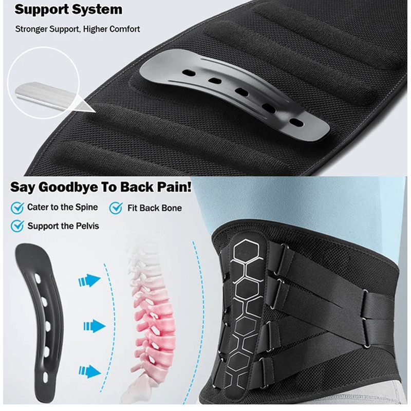 Lower Back Brace For Pain Relief And Lumbar Support For Herniated Disc And Sciatica 6