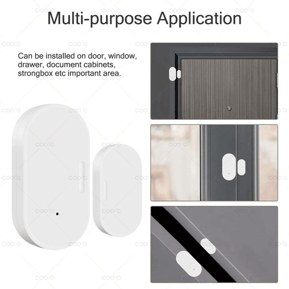 Zigbee Door Sensor With Ewelink App For Smart Home Security And Alexa Integration 0