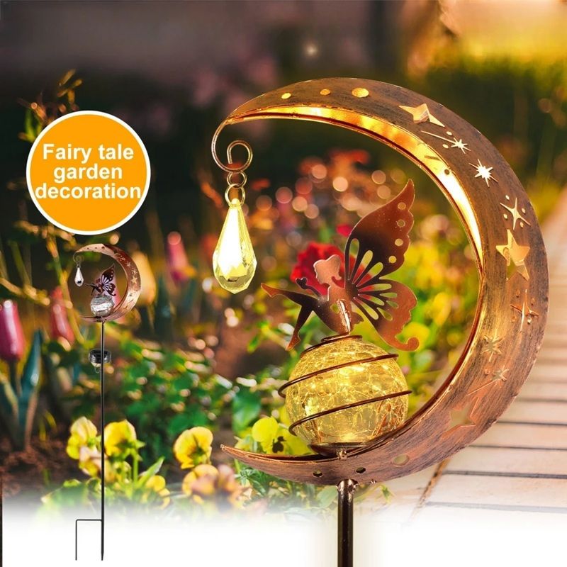 Solar Fairy Garden Statue Light For Outdoor Decor And Lawn Pathway Accents 3