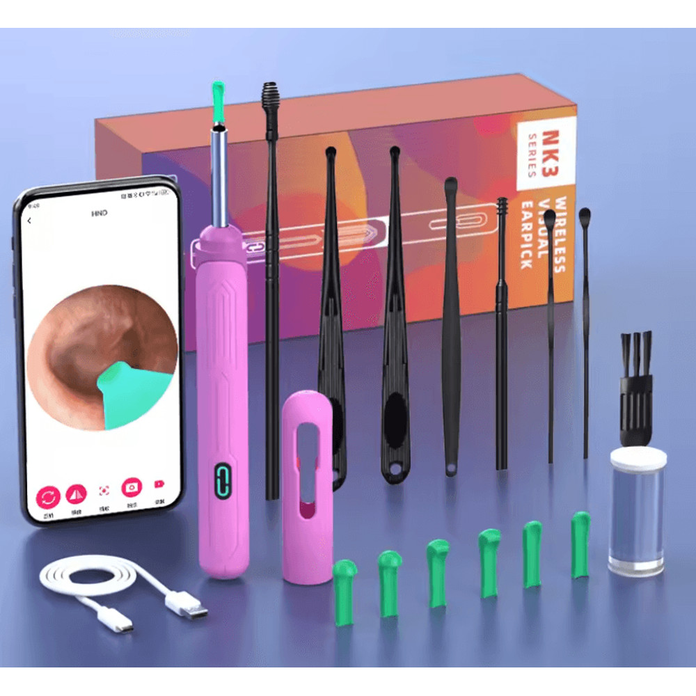 HD Ear Cleaner With Camera USB C Otoscope Wax Removal Kit For Adults And Kids 10