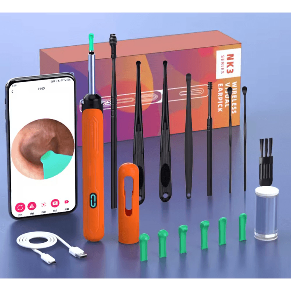 HD Ear Cleaner With Camera USB C Otoscope Wax Removal Kit For Adults And Kids 8
