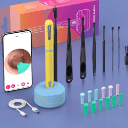 hd ear cleaner with camera usb c otoscope wax removal kit for adults and kids