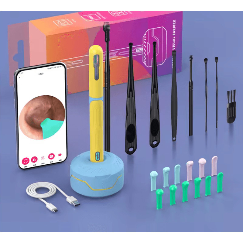 HD Ear Cleaner With Camera USB C Otoscope Wax Removal Kit For Adults And Kids 0