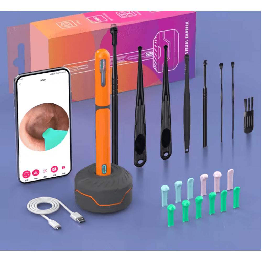 HD Ear Cleaner With Camera USB C Otoscope Wax Removal Kit For Adults And Kids 13