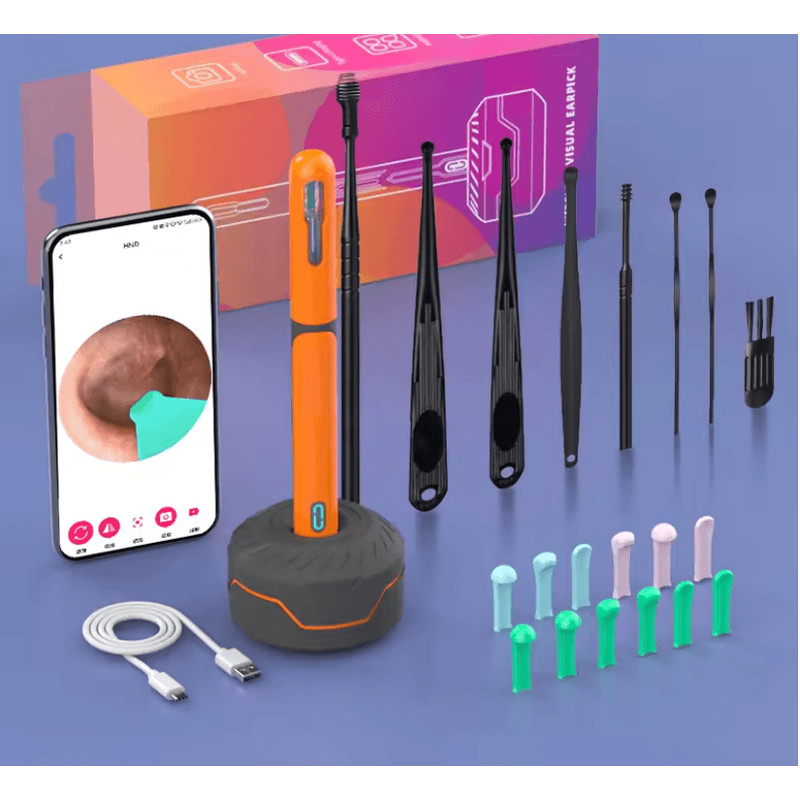 HD Ear Cleaner With Camera USB C Otoscope Wax Removal Kit For Adults And Kids 13