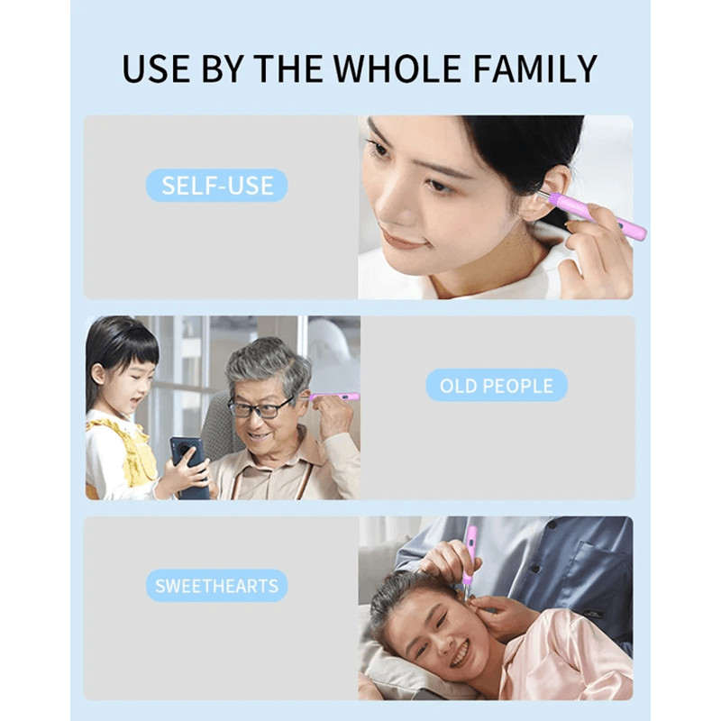 HD Ear Cleaner With Camera USB C Otoscope Wax Removal Kit For Adults And Kids 4