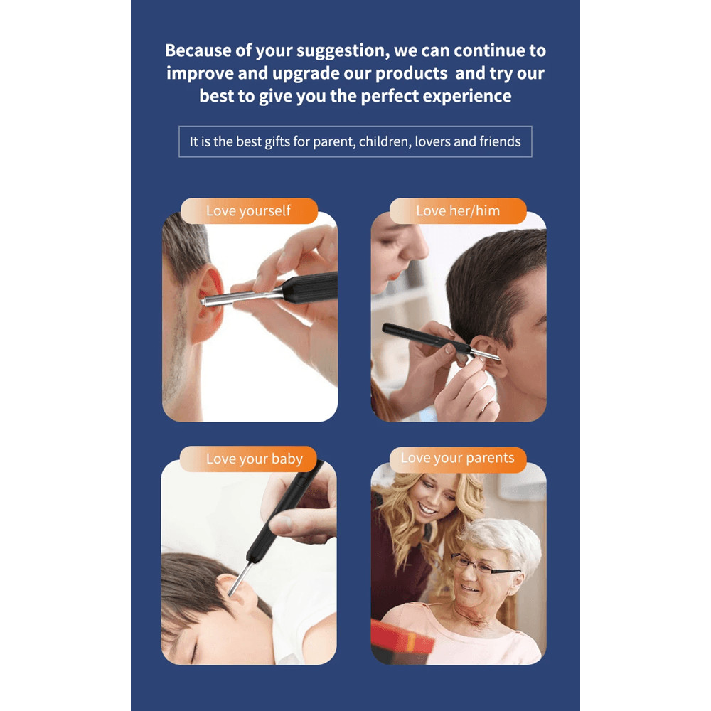 HD Ear Cleaner With Camera USB C Otoscope Wax Removal Kit For Adults And Kids 7