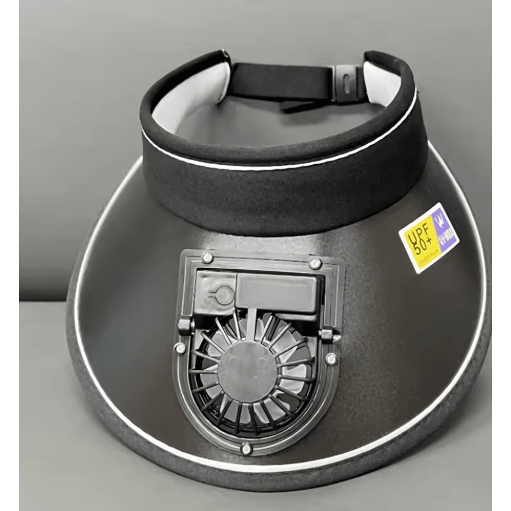 Cooling Fan Hat USB Rechargeable Sun Visor Cap For Outdoor Sports And Fishing 4