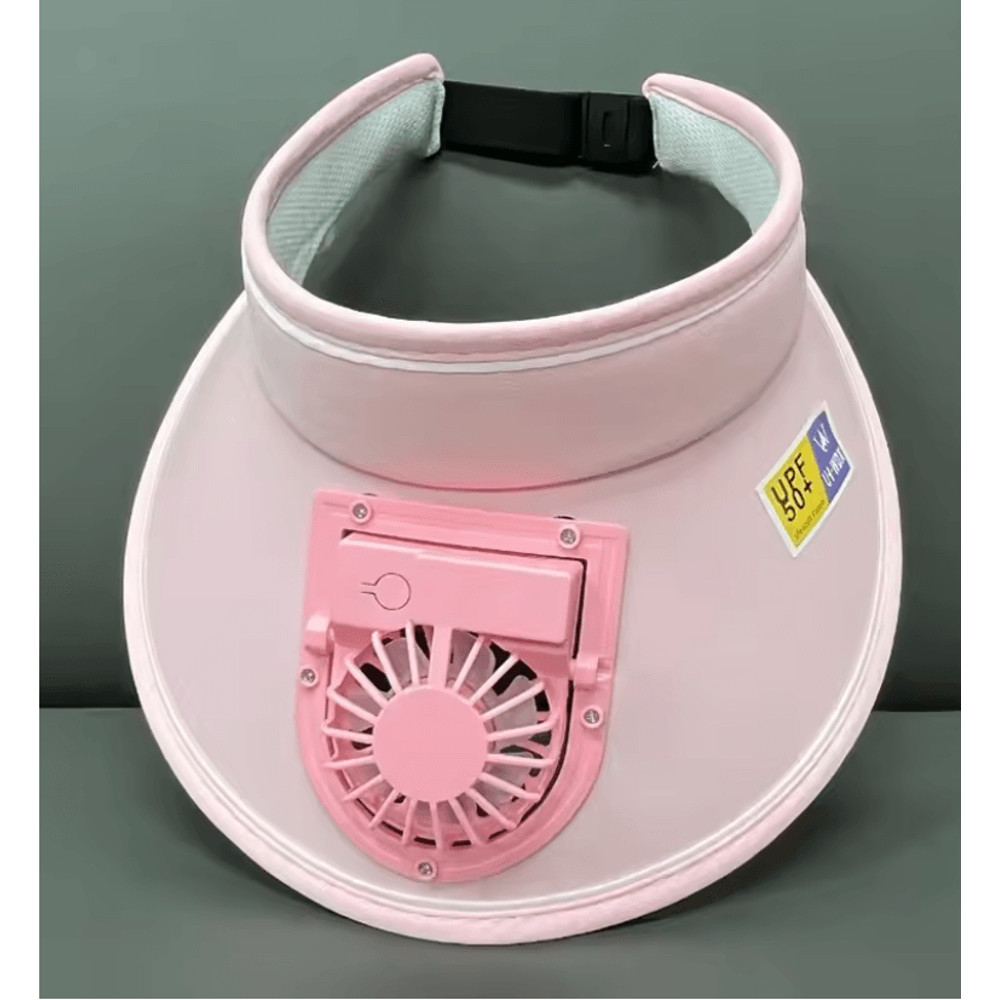 Cooling Fan Hat USB Rechargeable Sun Visor Cap For Outdoor Sports And Fishing 3