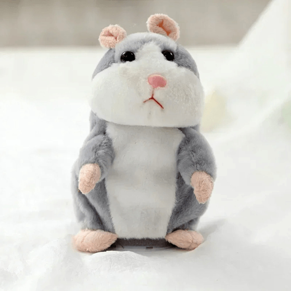 Talking Hamster Plush Toy Repeats What You Say Funny Interactive Doll For Kids And Babies 1