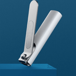 xiaomi anti splash nail clipper stainless steel portable nail trimmer with storage case