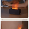 Flame Effect Aromatherapy Diffuser LED Mini Humidifier With Timer For Home And Office 4