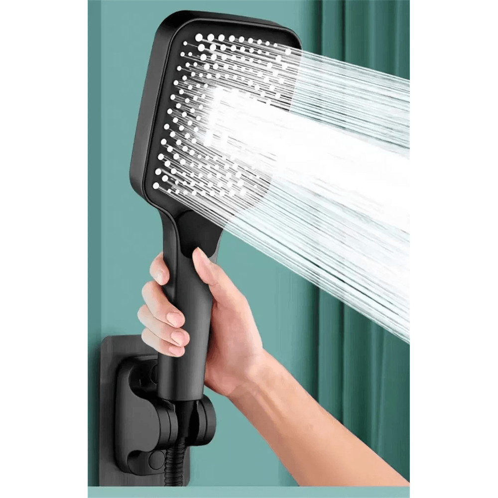 High Pressure Adjustable Shower Head 3 Mode Water Saving Rainfall Shower For Bathroom 0
