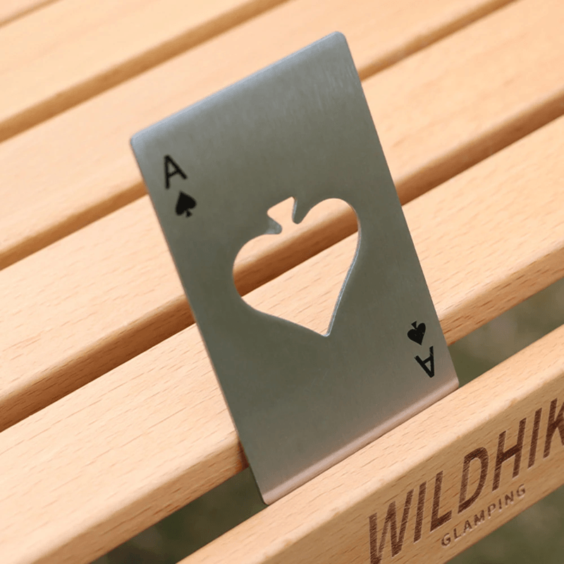 Stainless Steel Playing Card Bottle Opener Credit Card Size Beer Opener For Wallet Or Bar Use 0