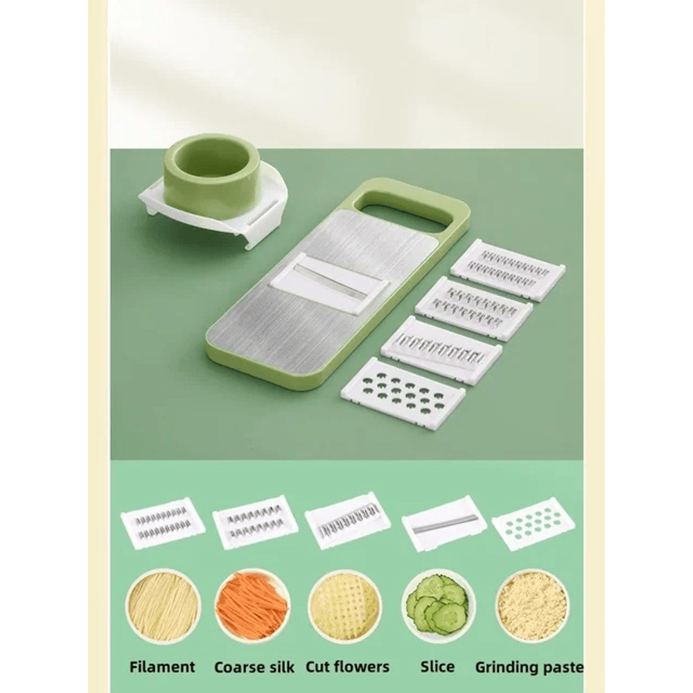 9 In 1 Vegetable Cutter Multifunctional Manual Slicer Grater And Chopper For Kitchen Prep 3