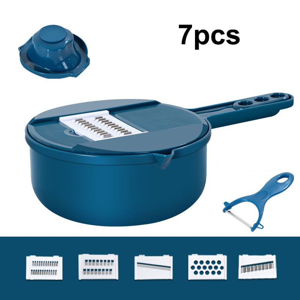 9 In 1 Vegetable Cutter Multifunctional Manual Slicer Grater And Chopper For Kitchen Prep 4