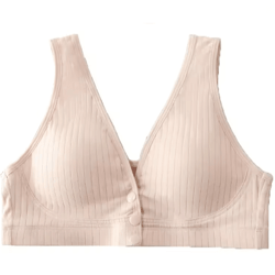 pure cotton nursing bra soft maternity bralette for breastfeeding and pregnancy support
