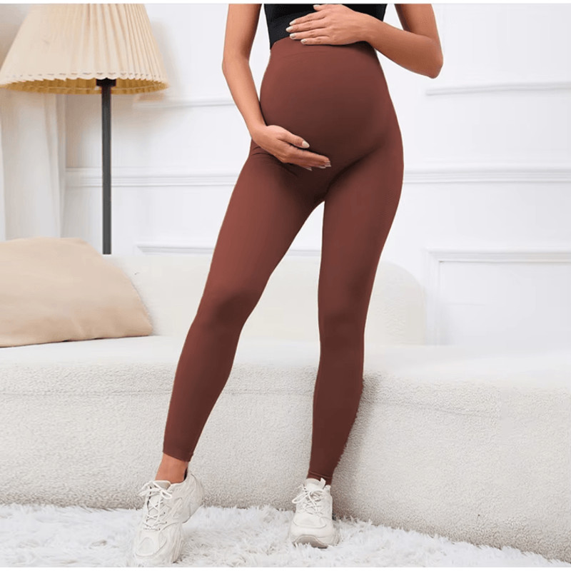 Maternity Yoga Pants High Waist Pregnancy Leggings For Women With Full Belly Support 2